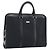 Borsa da lavoro Burberry Black Label in nylon nero e argento Auth ka2647