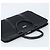 Borsa da lavoro Burberry Black Label in nylon nero e argento Auth ka2647 - vista 6
