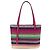 LOEWE Anagramm Tote Bag Raffia Leder Rosa Mehrfarbig Auth LNZ404SAM Pink Mehrfarben - Ansicht 2