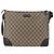 Borsa a Spalla GG Canvas PVC Beige Argento Gucci 110054 Auth 172689 - vista 2