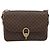Céline Borsa a Spalla in Tela Macadam CELINE in Pelle PVC Marrone Oro Auth LNZ086 D'oro - vista 13