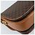 Céline Borsa a Spalla in Tela Macadam CELINE in Pelle PVC Marrone Oro Auth LNZ086 D'oro - vista 16
