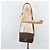 Céline Borsa a Spalla in Tela Macadam CELINE in Pelle PVC Marrone Oro Auth LNZ086 D'oro - vista 25
