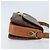 Céline Borsa a Spalla in Tela Macadam CELINE in Pelle PVC Marrone Oro Auth LNZ086 D'oro - vista 3