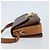 Céline Borsa a Spalla in Tela Macadam CELINE in Pelle PVC Marrone Oro Auth LNZ086 D'oro - vista 4