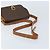 Céline Borsa a Spalla in Tela Macadam CELINE in Pelle PVC Marrone Oro Auth LNZ086 D'oro - vista 7