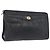GUCCI Clutch in Pelle Nera Argento 575991 Auth ka2665 Nero
