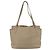 Prada Borsa Tote in Pelle Beige Oro Auth gh1849 D'oro - vista 2
