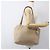 Prada Borsa Tote in Pelle Beige Oro Auth gh1849 D'oro - vista 25