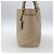 Prada Borsa Tote in Pelle Beige Oro Auth gh1849 D'oro - vista 4