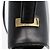 Borsa a mano Salvatore Ferragamo in pelle 2 in 1 nera e oro Auth LNZ457 Nero D'oro - vista 10
