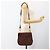 Borsa a Spalla Gancini in Pelle Marrone Oro Salvatore Ferragamo Auth LNZ377 D'oro - vista 21