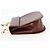 Borsa a Spalla Gancini in Pelle Marrone Oro Salvatore Ferragamo Auth LNZ377 D'oro - vista 3