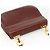 Borsa a Spalla Gancini in Pelle Marrone Oro Salvatore Ferragamo Auth LNZ377 D'oro - vista 6