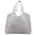 LOUIS VUITTON Borsa Plage Via Epi in Vinile Pelle Trasparente Bianca M92153 LV Auth ka2814 Bianco - vista 13