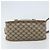 Gucci Borsa GG Supreme Web Sherry Line PVC 2 vie Beige Oro 41 02 039 Auth 173119 D'oro - vista 11