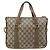 Gucci Borsa GG Supreme Web Sherry Line PVC 2 vie Beige Oro 41 02 039 Auth 173119 D'oro - vista 3