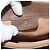 Borsa Gucci Web Sherry Line GG Supreme in PVC Beige Oro 66 02 024 Auth ki6488 D'oro - vista 16