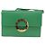 Céline Borsa a Spalla Circle in Pelle Verde Oro Auth LNZ294V D'oro - vista 13