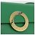 Céline Borsa a Spalla Circle in Pelle Verde Oro Auth LNZ294V D'oro - vista 17