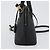 Borsa MCM Logogram Vicetos PVC 2 in 1 Nero Oro Auth gh1799 D'oro - vista 4