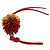 LOEWE Studio Ghibli Howl's Moving Castle Calcifer Charm Red Auth 166954SM - view 6