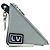 LOUIS VUITTON Monogram Satellite Portachiavi Charm Argento MP2217 LV Auth 165831M - vista 13