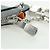 LOUIS VUITTON Monogram Satellite Portachiavi Charm Argento MP2217 LV Auth 165831M - vista 18