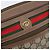 Sac Gucci GG Supreme Web Sherry Line en PVC beige et or 001 50 6655 Auth ARZ347 Doré - vue 14