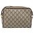 Sac Gucci GG Supreme Web Sherry Line en PVC beige et or 001 50 6655 Auth ARZ347 Doré - vue 3