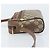 Sac Gucci GG Supreme Web Sherry Line en PVC beige et or 001 50 6655 Auth ARZ347 Doré - vue 5