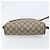 Sac Gucci GG Supreme Web Sherry Line en PVC beige et or 001 50 6655 Auth ARZ347 Doré - vue 9