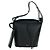 Borsa a secchiello in pelle nera e oro BURBERRY Auth am10807V Nero D'oro - vista 13