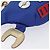 GUCCI Marsupio per bambini in nylon blu argento 550771 Auth 166242M - vista 10