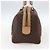 Céline Borsa Boston in tela Macadam CELINE in pelle PVC marrone e oro Auth mr2011 D'oro - vista 4