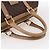Céline Borsa Boston in tela Macadam CELINE in pelle PVC marrone e oro Auth mr2011 D'oro - vista 7