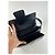 Céline Vintage Celine Paris Canvas-Leder Multiway Tasche Grau Marine Schwarz - Ansicht 3