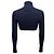 Alaïa Alaia marineblauer, glänzender Crinoline-Cropped-Cardigan - Ansicht 3