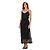 Falda Maxi Jasmine de Encaje Elástico Negro Proenza Schouler - vista 6