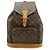 Zaino Montsouris GM in Monogramma Louis Vuitton Marrone - vista 2