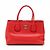 Executive Chanel Cerf Borsa Esecutiva in Pelle Media Rosso