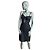 Vestido midi de lana gris Dolce & Gabbana - vista 6