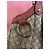 Borsa a mano Gucci Sukey in tela GG e pelle beige corallo Rosa - vista 5