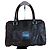 Fendi Boston in nero con un tocco di brillantezza viola Viola scuro