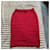 Jupe crayon rouge Yves Saint Laurent  - vue 4