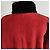 Yves Saint Laurent Cappotto lungo in suede rosso con fodera in pelliccia nera e lacci Nero - vista 9