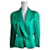 Blazer Yves Saint Laurent en acétate vert  - vue 1