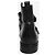 Maje Black leather studded ankle boots - size EU 38 - view 2