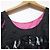 Blusa in seta a maniche corte TSUMORI CHISATO Nero - vista 3