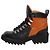 Chloé Botas de combate negras y marrones Chloe - talla EU 36 (UK 3) Negro